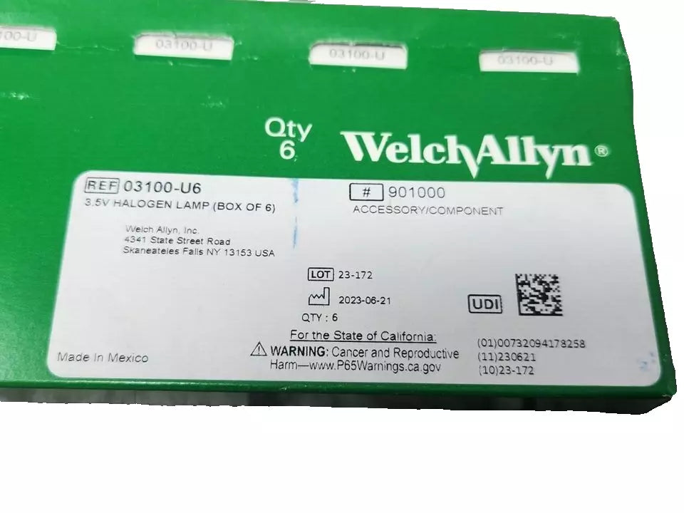 Halogen lamp fpr 3.5v otoscope 03100-U6